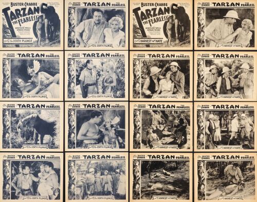 892. Lobby Card Sets (2) (11" x 14"); The Bradleigh Vinson Collection; Chapters 10 & 11; Very Fine+ ### TARZAN THE FEARLESS (1933)