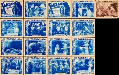 894. Lobby Card Sets (2) and Lobby Card (11" x 14"); The Bradleigh Vinson Collection; Chapters 6, 7, 9; Very Fine ### TARZAN THE FEARLESS (1933)