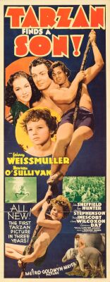 899. Insert (14" x 36"); The Bradleigh Vinson Collection; Fine+ Folded ### TARZAN FINDS A SON! (1939)