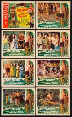 904. Lobby Card Set (8) (11" x 14"); The Bradleigh Vinson Collection; Fine ### TARZAN AND THE LEOPARD WOMAN (1946)