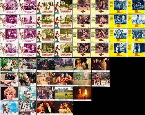 912. Lobby Card Sets (6) (11" x 14"); The Bradleigh Vinson Collection; Near Mint ### TARZAN LOBBY CARD SETS (1967 - 1984)
