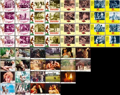 912. Lobby Card Sets (6) (11" x 14"); The Bradleigh Vinson Collection; Near Mint ### TARZAN LOBBY CARD SETS (1967 - 1984)