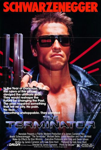 921. Full-Bleed One Sheet (27" x 40"); Near Mint Folded ### THE TERMINATOR (1984)