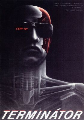 922. First Release Czech Poster (11" x 15.5"); The Collection of the Late J. Stephen Ryan; Near Mint Rolled ### THE TERMINATOR (1990)