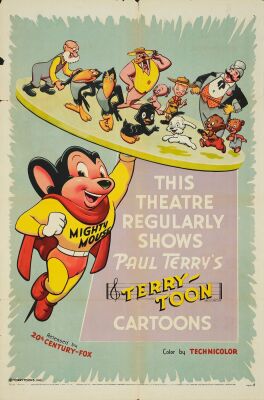 924. Stock One Sheet (27" x 41"); Very Fine Folded ### TERRY-TOON CARTOONS (1955)