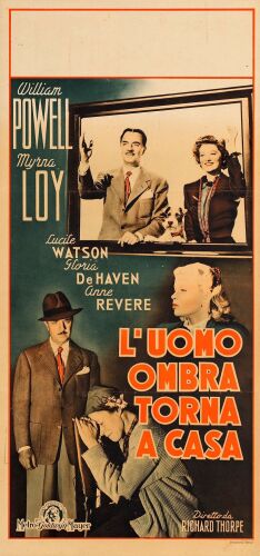 929. Italian Locandina (13" x 27.5"); Very Fine+ Folded ### THE THIN MAN GOES HOME (1944)