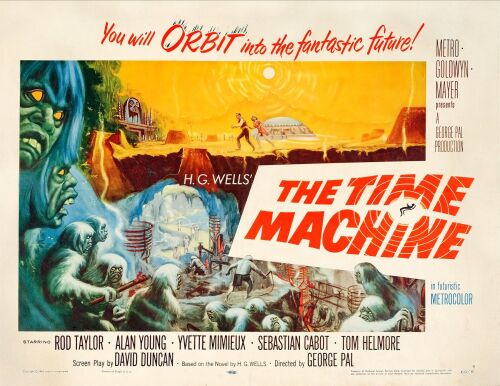 934. Half Sheet (22" x 28"); Style B; Very Fine on Paper ### THE TIME MACHINE (1960)