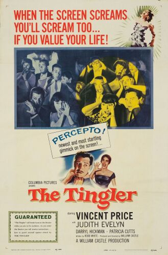 935. One Sheet (27" x 41"); Very Fine- Folded ### THE TINGLER (1959)