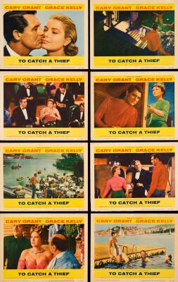 936. Lobby Card Set (8) (11" x 14"); The Collection of the Late J. Stephen Ryan; Very Fine ### TO CATCH A THIEF (1955)