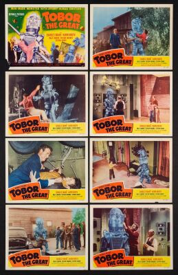 939. Lobby Card Set (8) (11" x 14"); Very Fine ### TOBOR THE GREAT (1954)