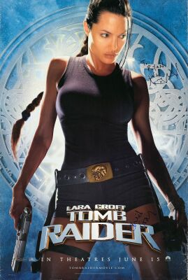 941. Full-Bleed One Sheet (26.75" x 39.75") Signed by Angelina Jolie and Daniel Craig (JSA COA); Double-Sided Advance; Fine+ Rolled ### LARA CROFT: TOMB RAIDER (2001)