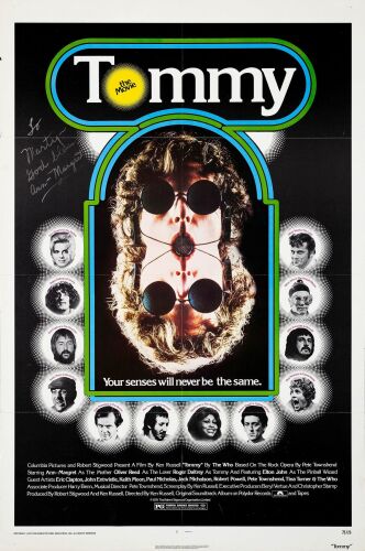 942. One Sheet (27" x 41") Signed by Ann-Margret (Grad Authenticated); Very Fine+ Folded ### TOMMY (1975)