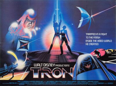 946. British Quad (40" x 30"); Very Fine+ Folded ### TRON (1982)