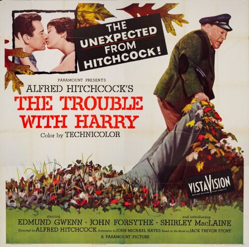947. Six Sheet (80" x 79"); The Collection of the Late J. Stephen Ryan; Very Fine+ Folded ### THE TROUBLE WITH HARRY (1955)