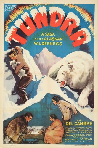 948. One Sheet (27" x 41"); Very Fine+ Folded ### TUNDRA (1936)