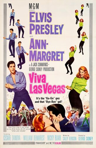 961. One Sheet (27" x 41"); Very Fine+ on Linen ### VIVA LAS VEGAS (1964)