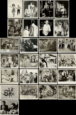 967. Vintage Original B&W Single-Weight Glossy Photographs (25) (8" x 10"); Very Fine ### WEST SIDE STORY (1961)
