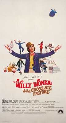 976. Three Sheet (41" x 77"); The Collection of the Late J. Stephen Ryan; Very Fine- on Linen ### WILLY WONKA & THE CHOCOLATE FACTORY (1971)