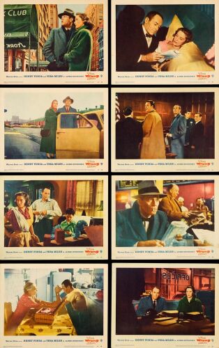 985. Lobby Card Set (8) (11" x 14"); The Collection of the Late J. Stephen Ryan; Very Fine ### THE WRONG MAN (1956)
