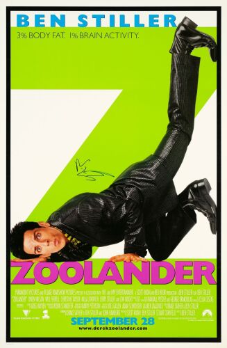 993. One Sheet (26" x 39.75") Signed by Ben Stiller (Grad Authenticated); Double-Sided Advance; Very Fine+ Rolled ### ZOOLANDER (2001)