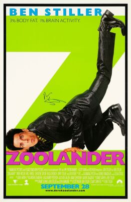 993. One Sheet (26" x 39.75") Signed by Ben Stiller (Grad Authenticated); Double-Sided Advance; Very Fine+ Rolled ### ZOOLANDER (2001)