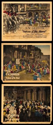 724. Title Lobby Card and Lobby Cards (2) (11" x 14"); Fine- ### ORPHANS OF THE STORM (1921)