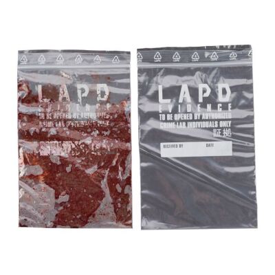 14. Pair of LAPD Evidence Bags for Sapper Morton (Dave Bautista) Investigation ### BLADE RUNNER 2049 (2017)