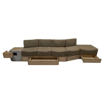 34. K's (Ryan Gosling) Screen-Matched Futuristic Modular Sectional Apartment Storage Couch ### BLADE RUNNER 2049 (2017)