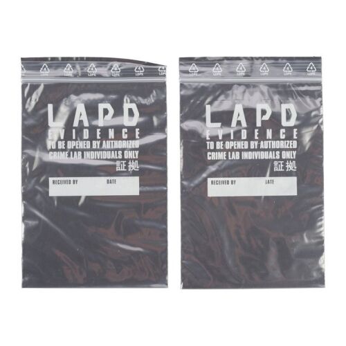 245. Pair of LAPD Evidence Bags for Sapper Morton (Dave Bautista) Investigation ### BLADE RUNNER 2049 (2017)
