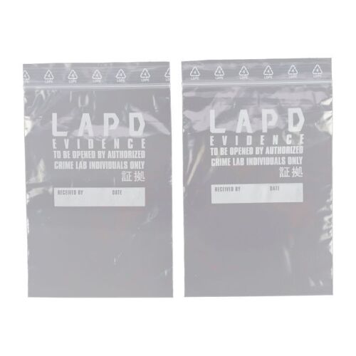 254. Pair of LAPD Evidence Bags for Sapper Morton (Dave Bautista) Investigation ### BLADE RUNNER 2049 (2017)