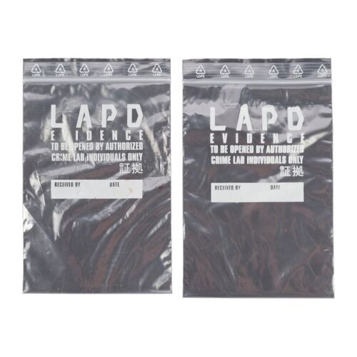 262. Pair of LAPD Evidence Bags for Sapper Morton (Dave Bautista) Investigation ### BLADE RUNNER 2049 (2017)