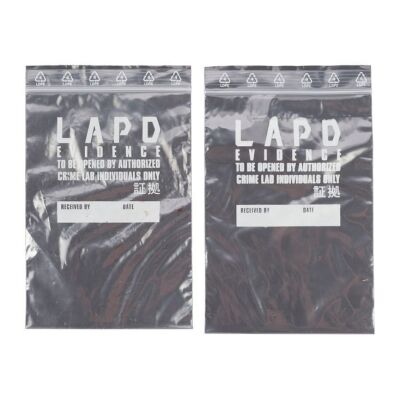 262. Pair of LAPD Evidence Bags for Sapper Morton (Dave Bautista) Investigation ### BLADE RUNNER 2049 (2017)