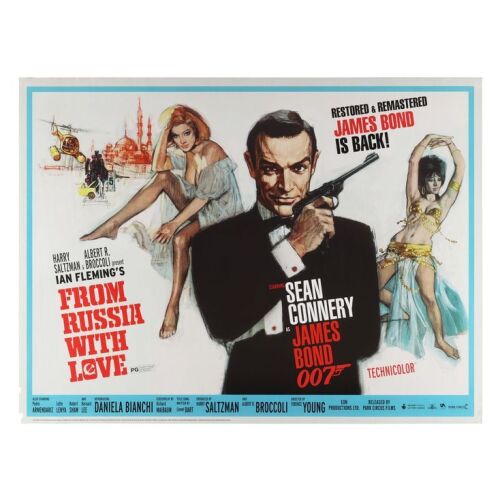 Lot # 41. British Park Circus Quad, R-2009; 40" x 30"; Fine+; Rolled ### JAMES BOND: FROM RUSSIA WITH LOVE (1963)
