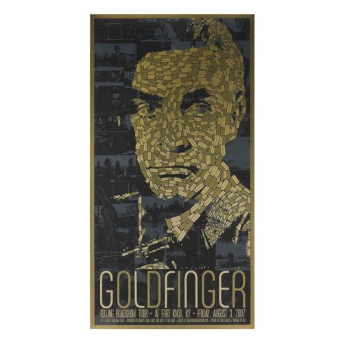Lot # 49. Limited Edition Print, 2007; 17.75" x 33.75"; Near Mint-; Rolled ### JAMES BOND: GOLDFINGER (1964)