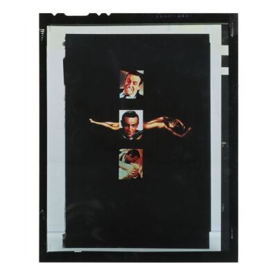 Lot # 53. US One-Sheet Artwork Transparency; 4" x 5"; Fine-; Flat ### JAMES BOND: GOLDFINGER (1964)