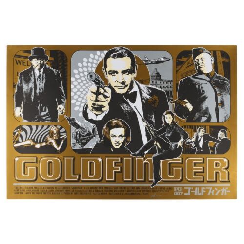 Lot # 58. Limited Edition Print, 2010; 36" x 24"; Very Fine+; Rolled ### JAMES BOND: GOLDFINGER (1964)