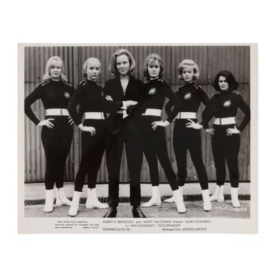 Lot # 61. Honor Blackman Production Still, 1964; 10" x 8"; Fine; Flat ### JAMES BOND: GOLDFINGER (1964)
