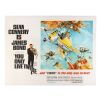 Lot # 98. British Quad (Style B), 1967; 40" x 30"; Fine+; Linen-Backed ### JAMES BOND: YOU ONLY LIVE TWICE (1967)