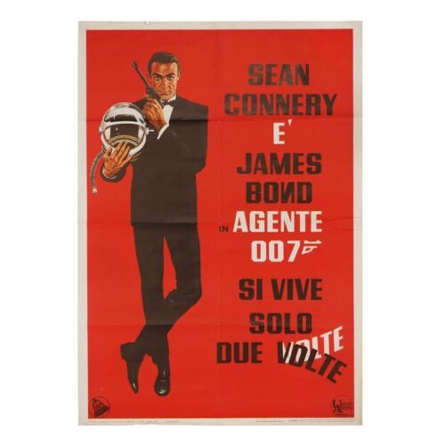 Lot # 104. Italian Foglio, 1967; 27.5" x 39"; Fine-; Folded ### JAMES BOND: YOU ONLY LIVE TWICE (1967)
