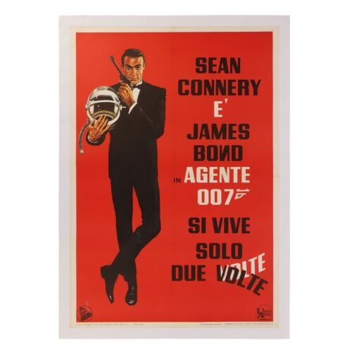 Lot # 108. Italian Foglio, 1967; 27.5" x 39"; Very Fine; Linen-Backed ### JAMES BOND: YOU ONLY LIVE TWICE (1967)