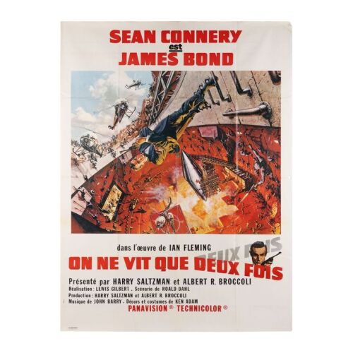Lot # 110. French Grande, 1967; 47" x 63"; Fine+; Folded ### JAMES BOND: YOU ONLY LIVE TWICE (1967)