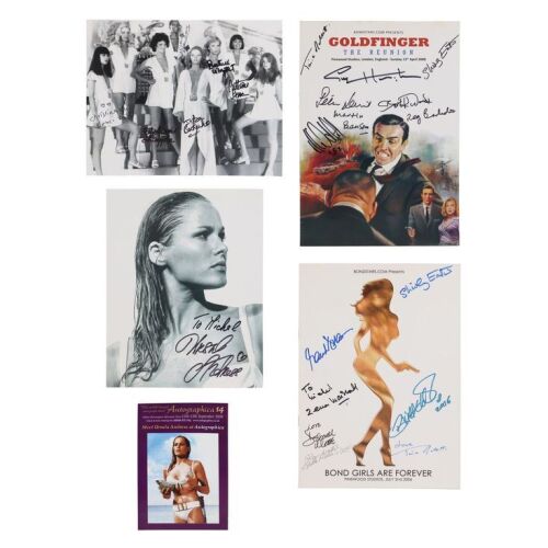 Lot # 118. Ursula Andress-Autographed Photograph with Collection of 21 James Bond Autographs ### JAMES BOND FRANCHISE (1962-PRESENT)