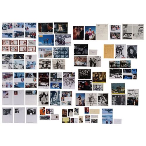 Lot # 120. Collection of 85 Cast and Crew Autographs Including George Lazenby, Peter Hunt, Joanna Lumley, John Glen and More ### JAMES BOND: ON HER MAJESTY'S SECRET SERVICE (1969)