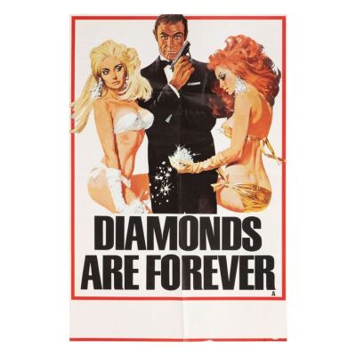 Lot # 134. British Double-Crown, 1971; 20" x 30"; Fine+; Folded ### JAMES BOND: DIAMONDS ARE FOREVER (1971)