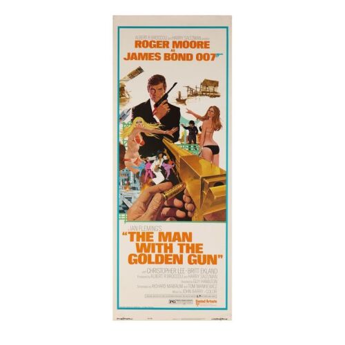 Lot # 183. US West Hemi Insert, 1974; 14" x 36"; Very Fine; Rolled ### JAMES BOND: THE MAN WITH THE GOLDEN GUN (1974)