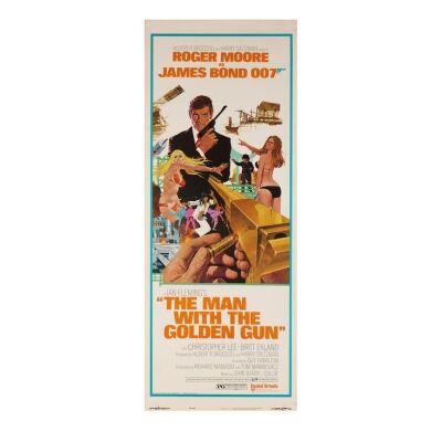 Lot # 183. US West Hemi Insert, 1974; 14" x 36"; Very Fine; Rolled ### JAMES BOND: THE MAN WITH THE GOLDEN GUN (1974)