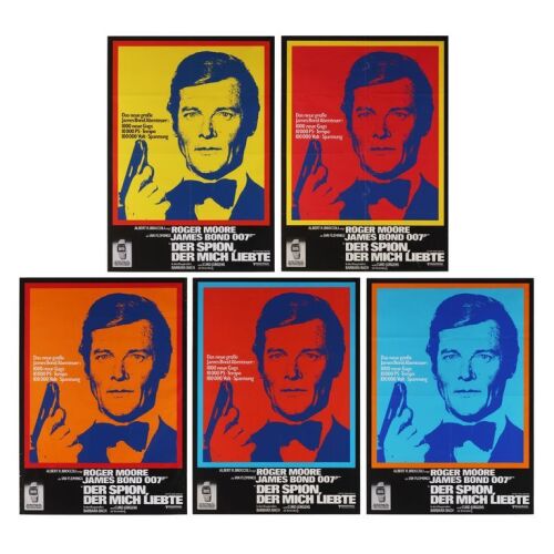 Lot # 193. Set of Five German Seiko Tie-in A1 Posters, 1977; 23" x 33"; Very Good to Very Fine+; Folded/Rolled ### JAMES BOND: THE SPY WHO LOVED ME (1977)