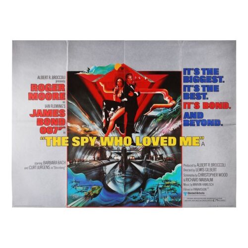 Lot # 194. British Quad, 1977; 40" x 30"; Near Mint-; Folded ### JAMES BOND: THE SPY WHO LOVED ME (1977)