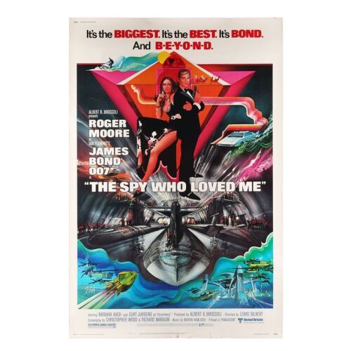 Lot # 199. US 40 x 60, 1977; 40" x 60"; Fine; Rolled ### JAMES BOND: THE SPY WHO LOVED ME (1977)