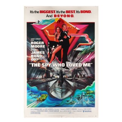Lot # 199. US 40 x 60, 1977; 40" x 60"; Fine; Rolled ### JAMES BOND: THE SPY WHO LOVED ME (1977)
